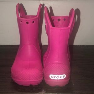 Crocs raing boots